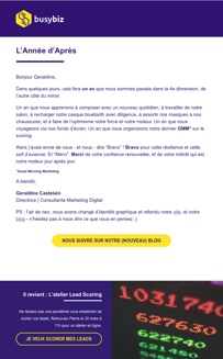 Newsletter busybiz
